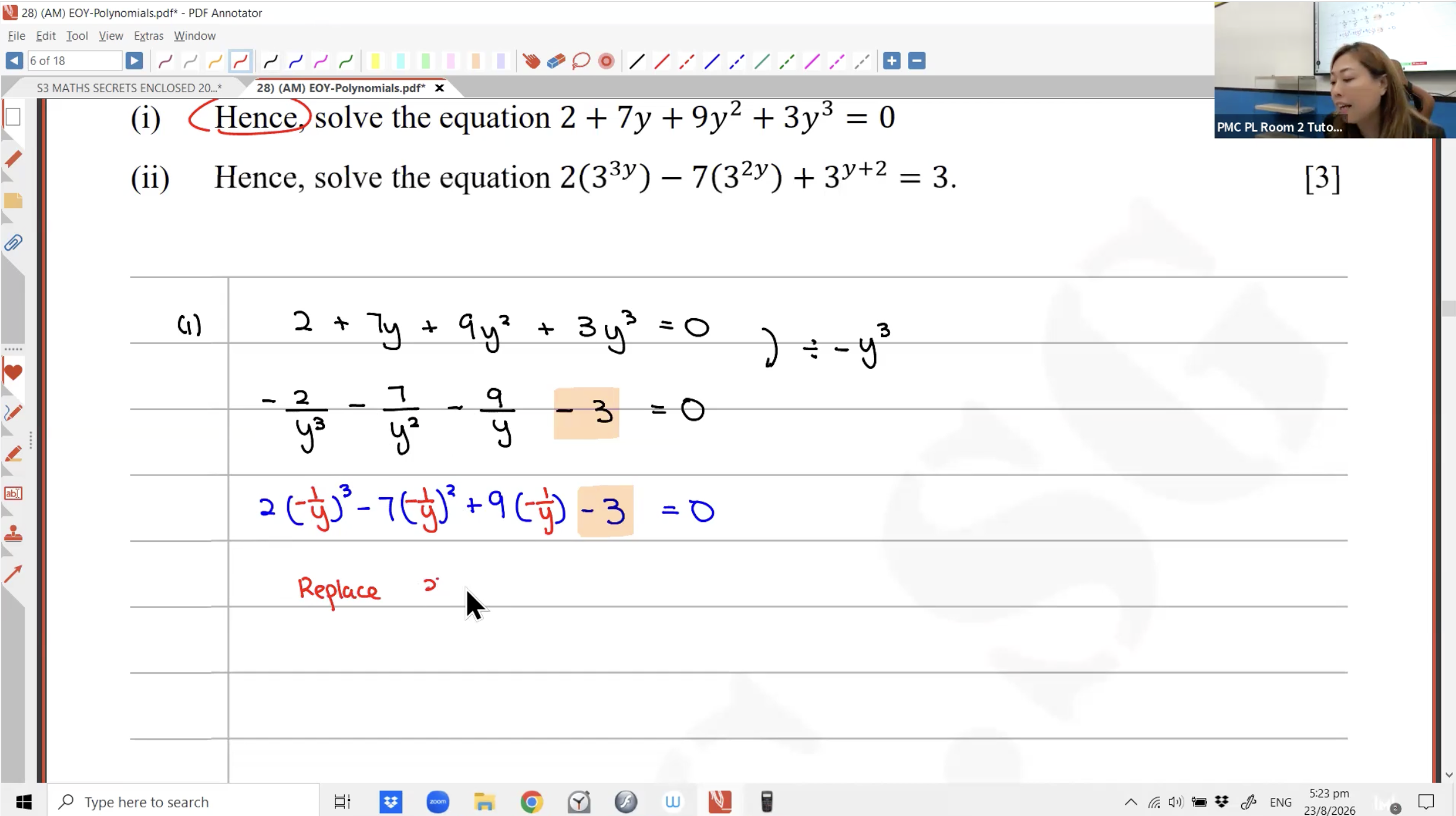 36. EOY Revision - Polynomials [2026] - Ms JL