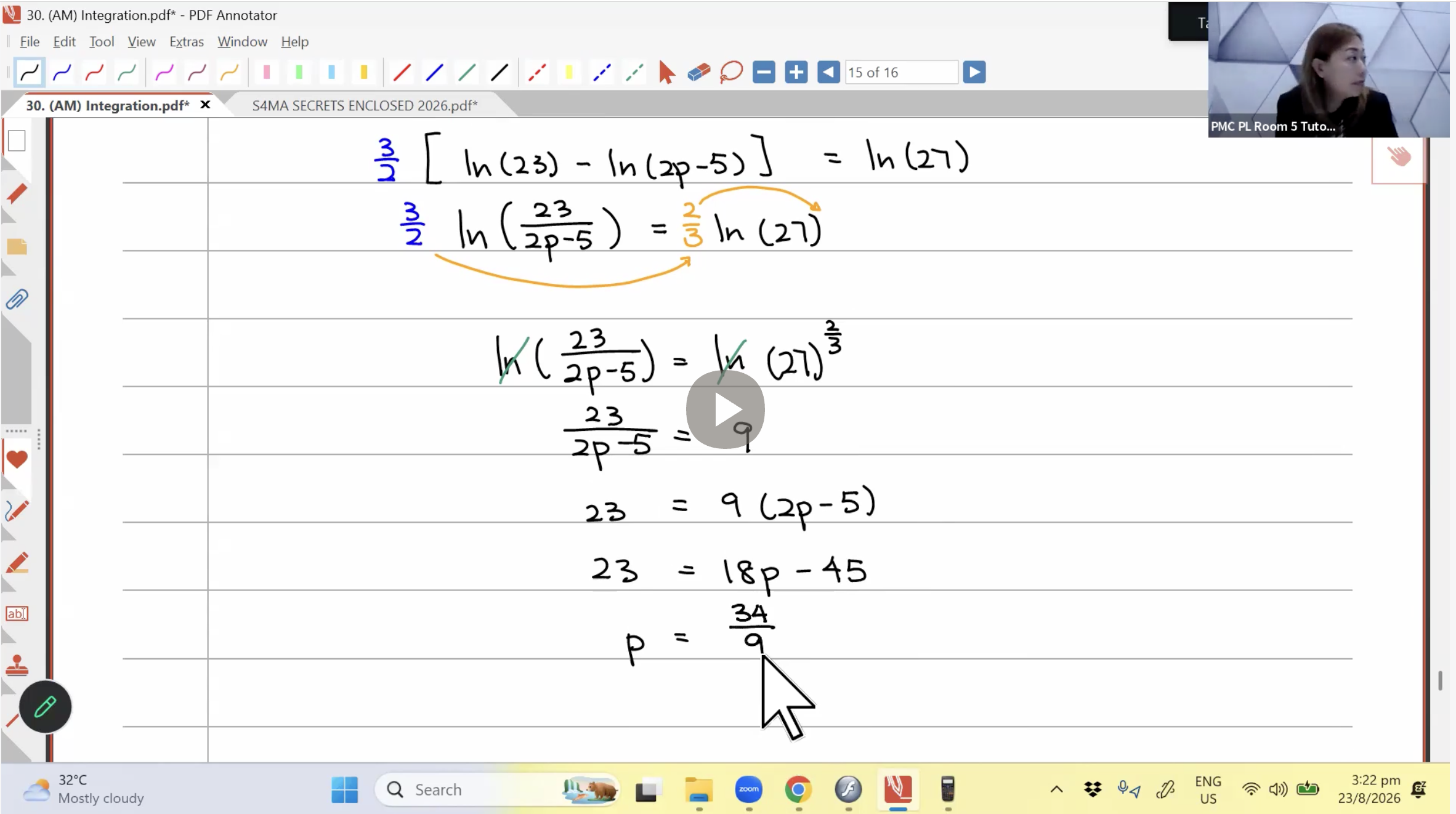 36. Final Revision: Integration [2026] - Ms JL (Part 2)