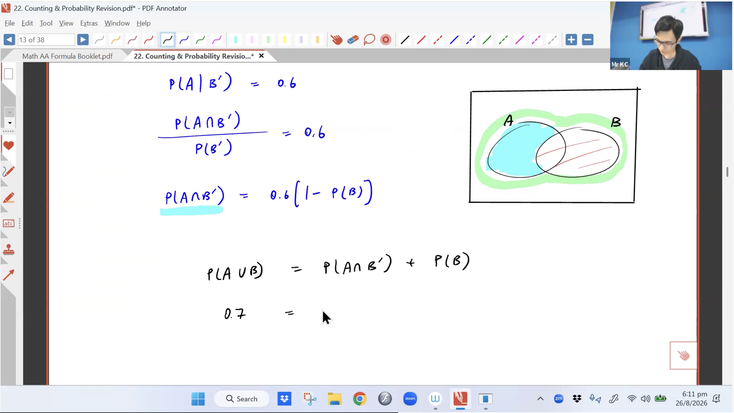 37. Probability & Counting Revision [2026] - Mr KC
