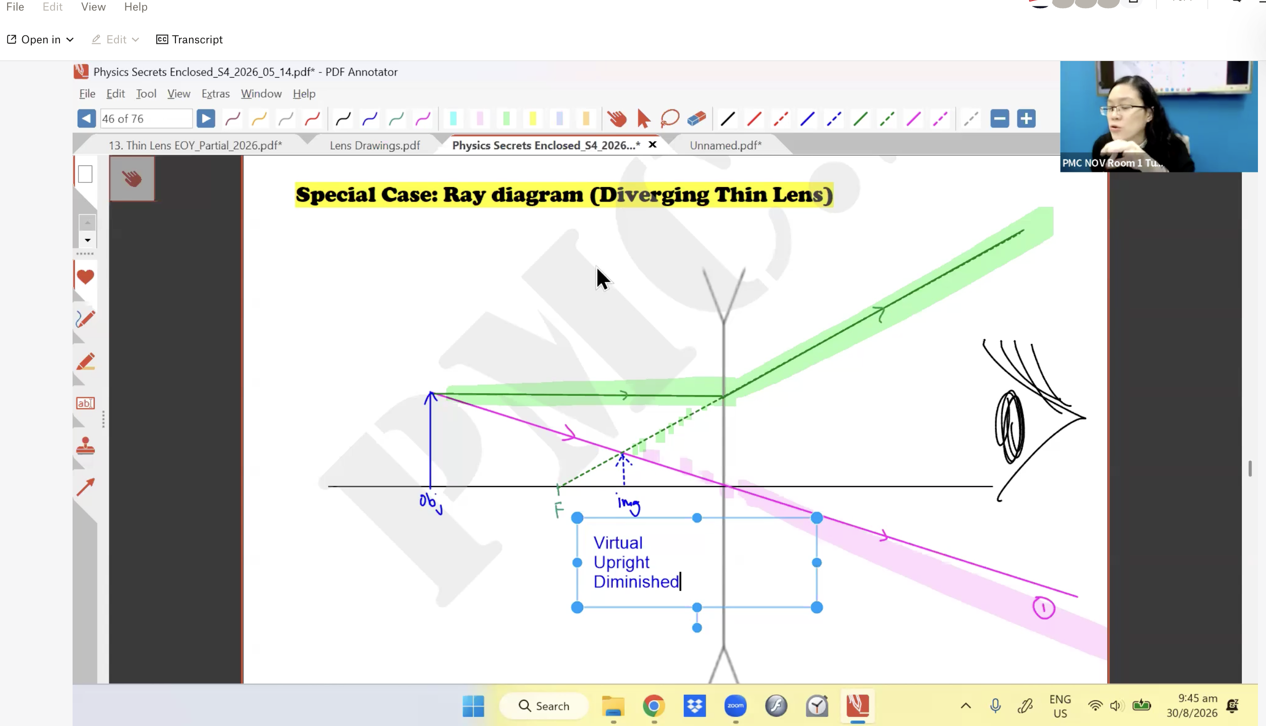 37. Thin Lens EOY Revision [2026] - Ms AC
