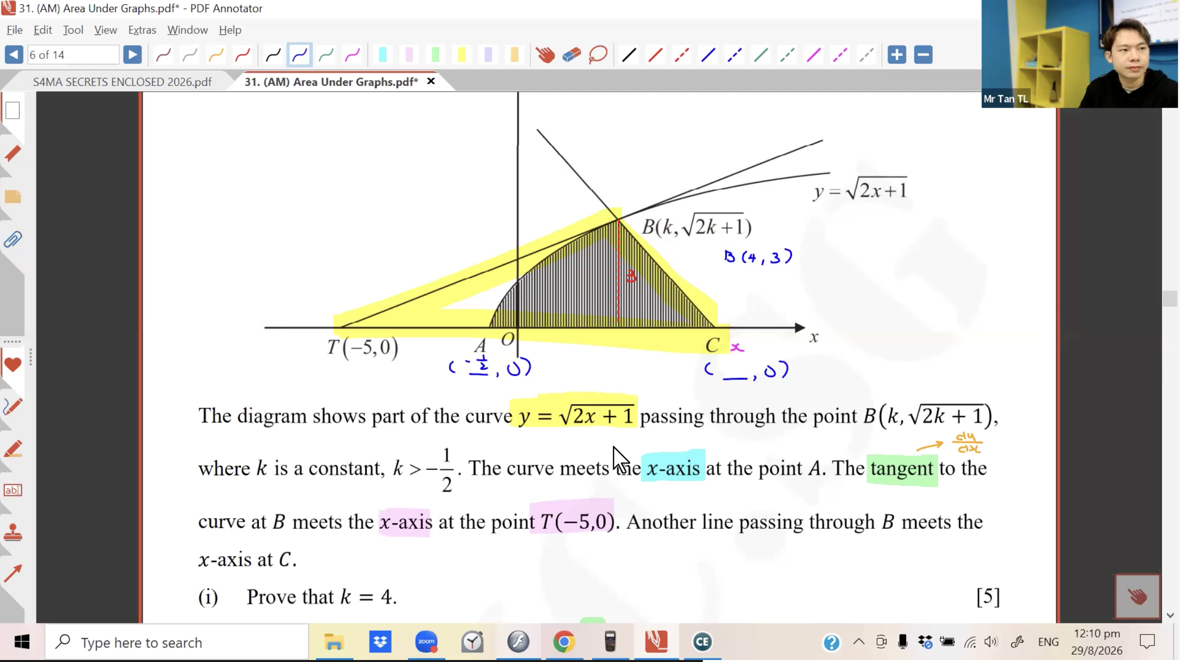 37. Final Revision: Area Under Graph [2026] - Mr TTL