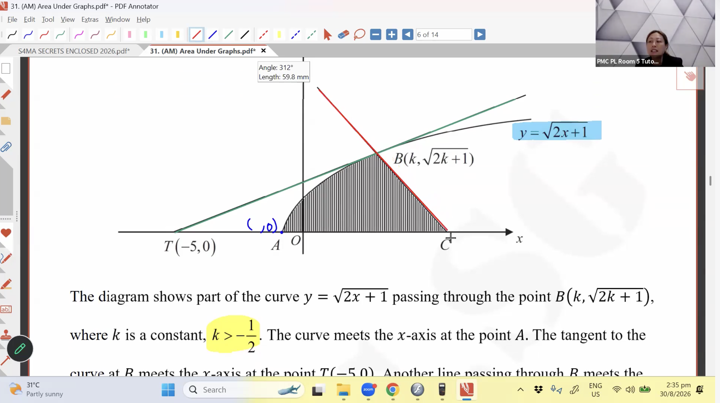 37. Final Revision: Area Under Graph [2026] - Ms JL