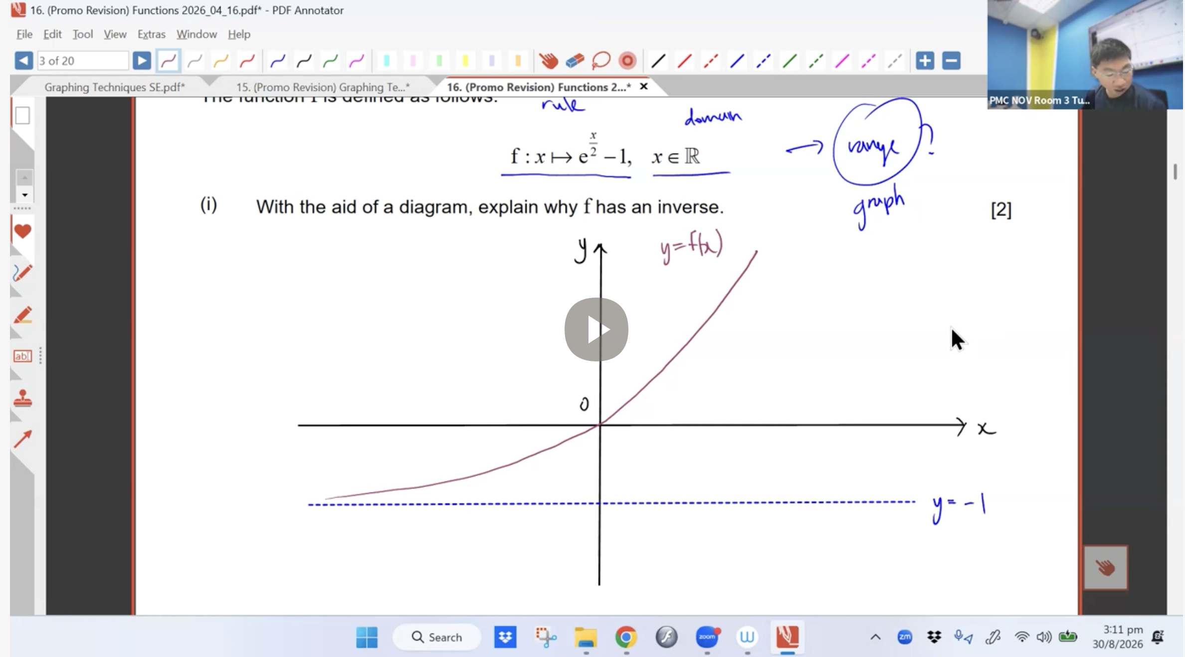 37. EOY Revision Graphing & Functions L2 [2026] - Mr CT