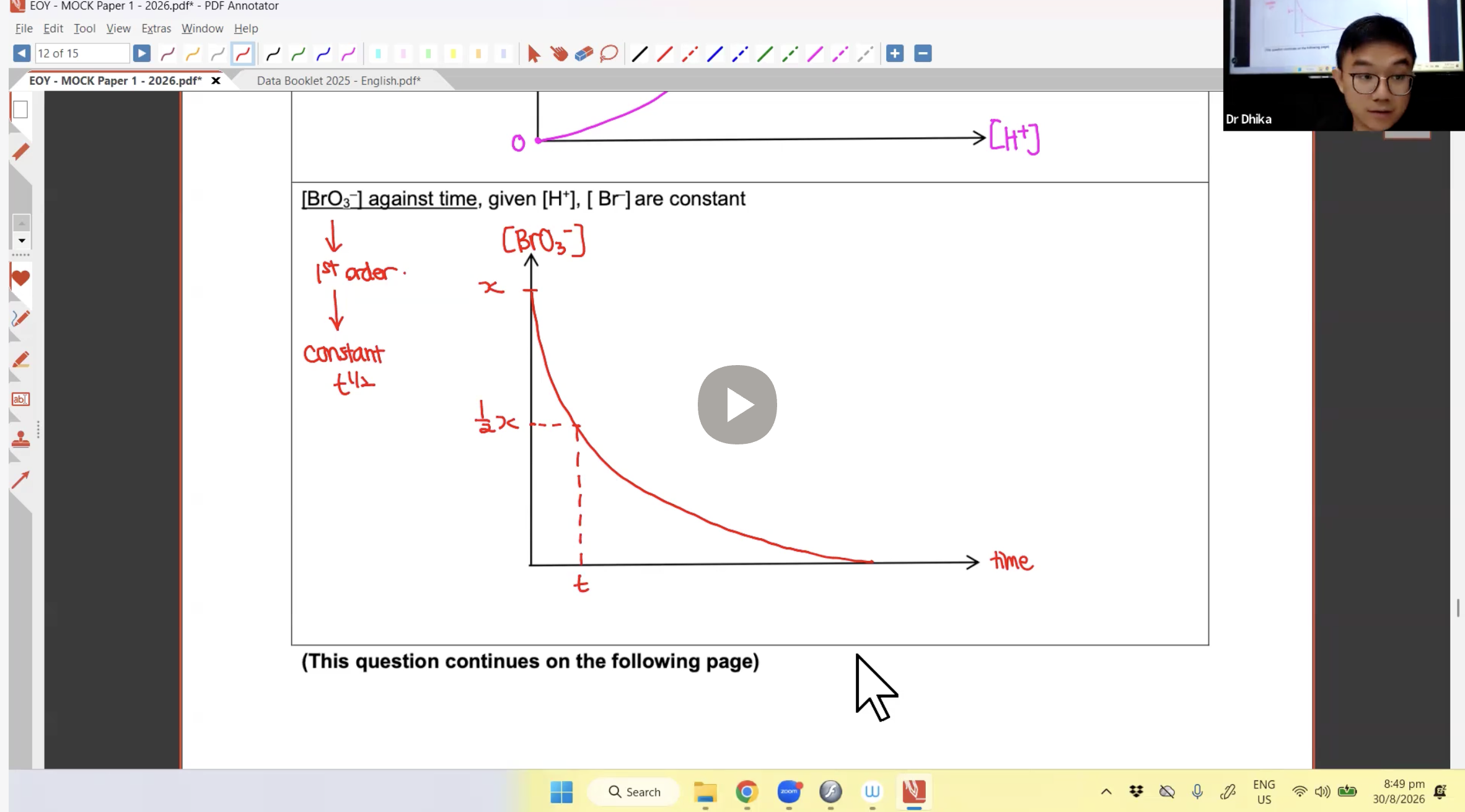 37. Year End Revision - Mock Paper 1 [2026] - Dr D