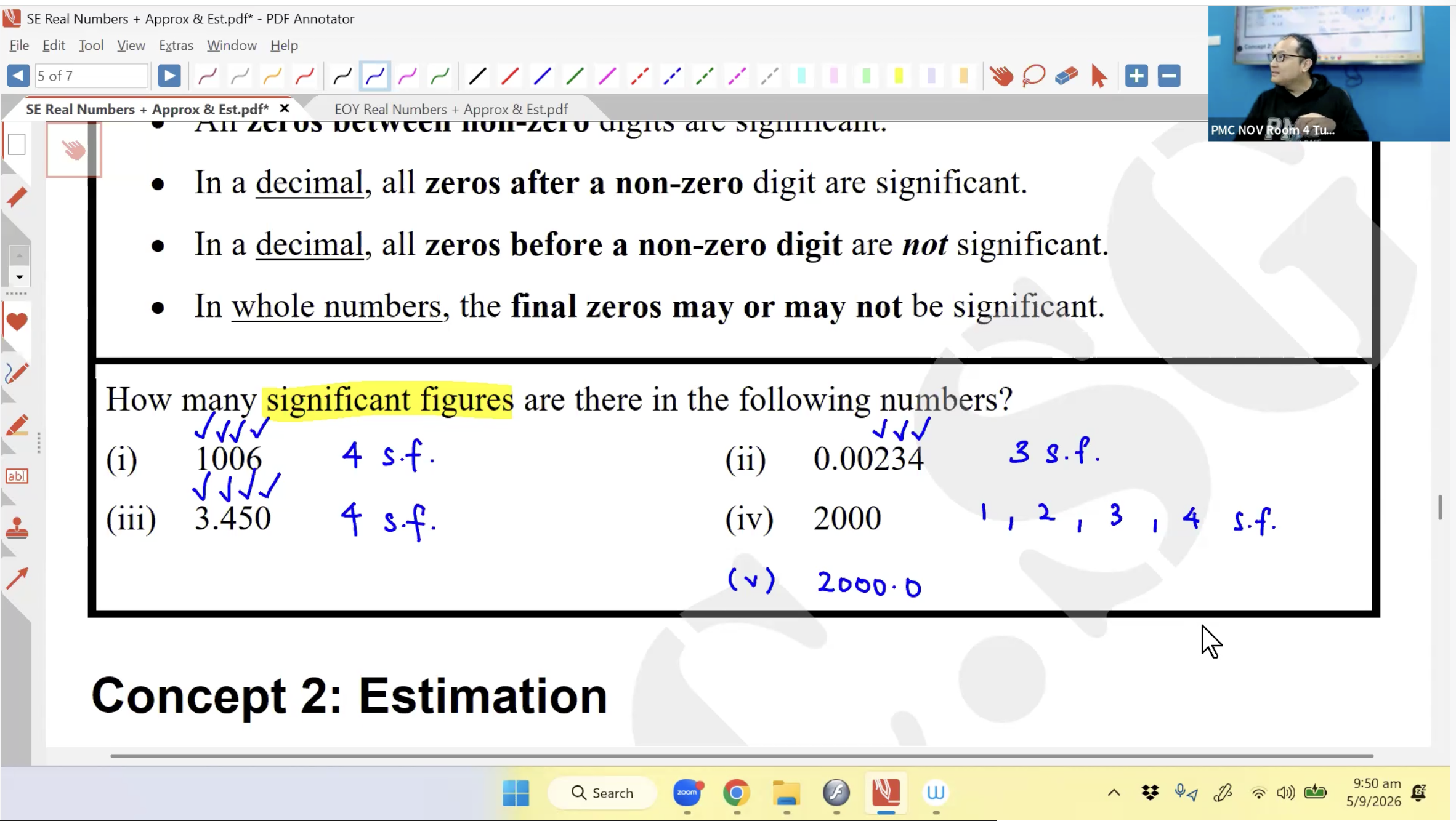 38b. EOY Real Numbers + Approximation & Estimation [2026] - Mr AA