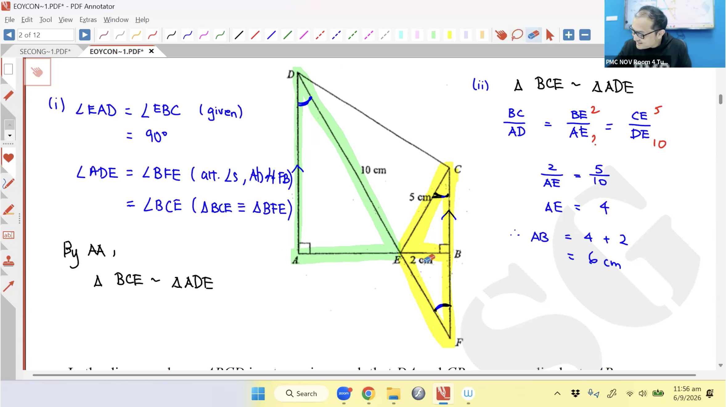 38b. EOY Congruence and Similarity + Mensuration [2026] - Mr AA