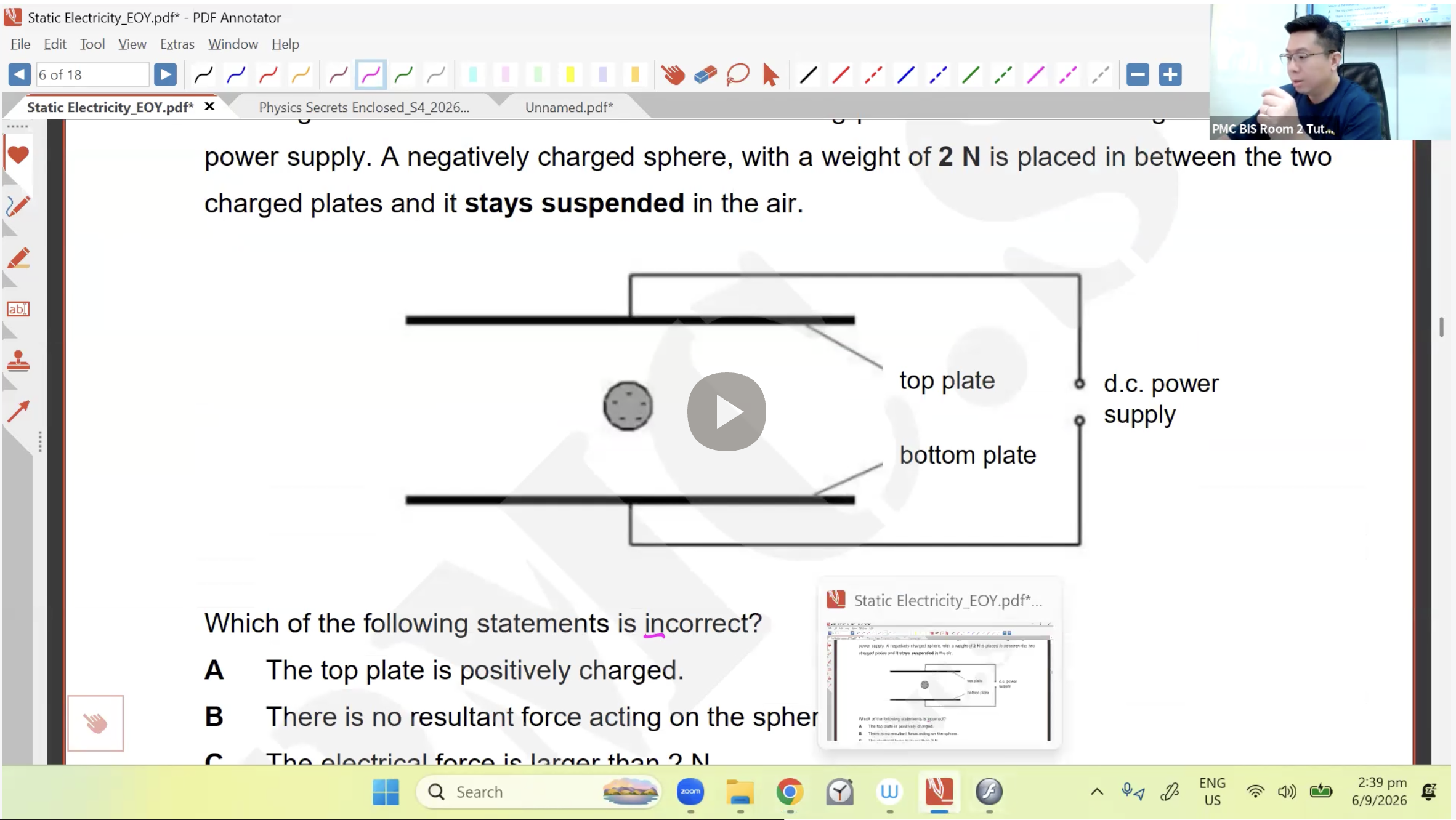 38. Static Electricity EOY Revision [2026] - Mr SW