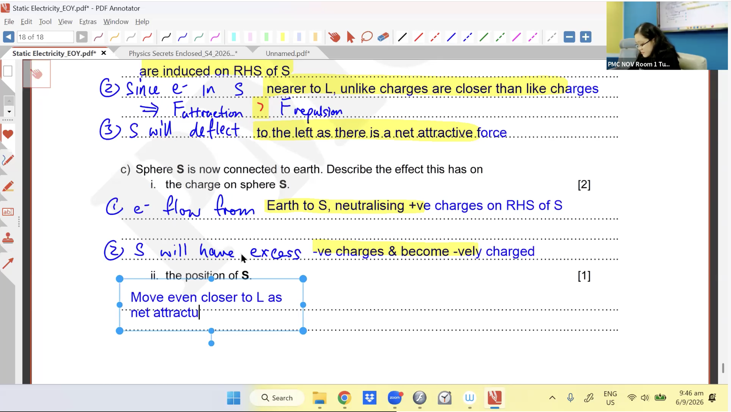 38. Static Electricity EOY Revision [2026] - Ms AC