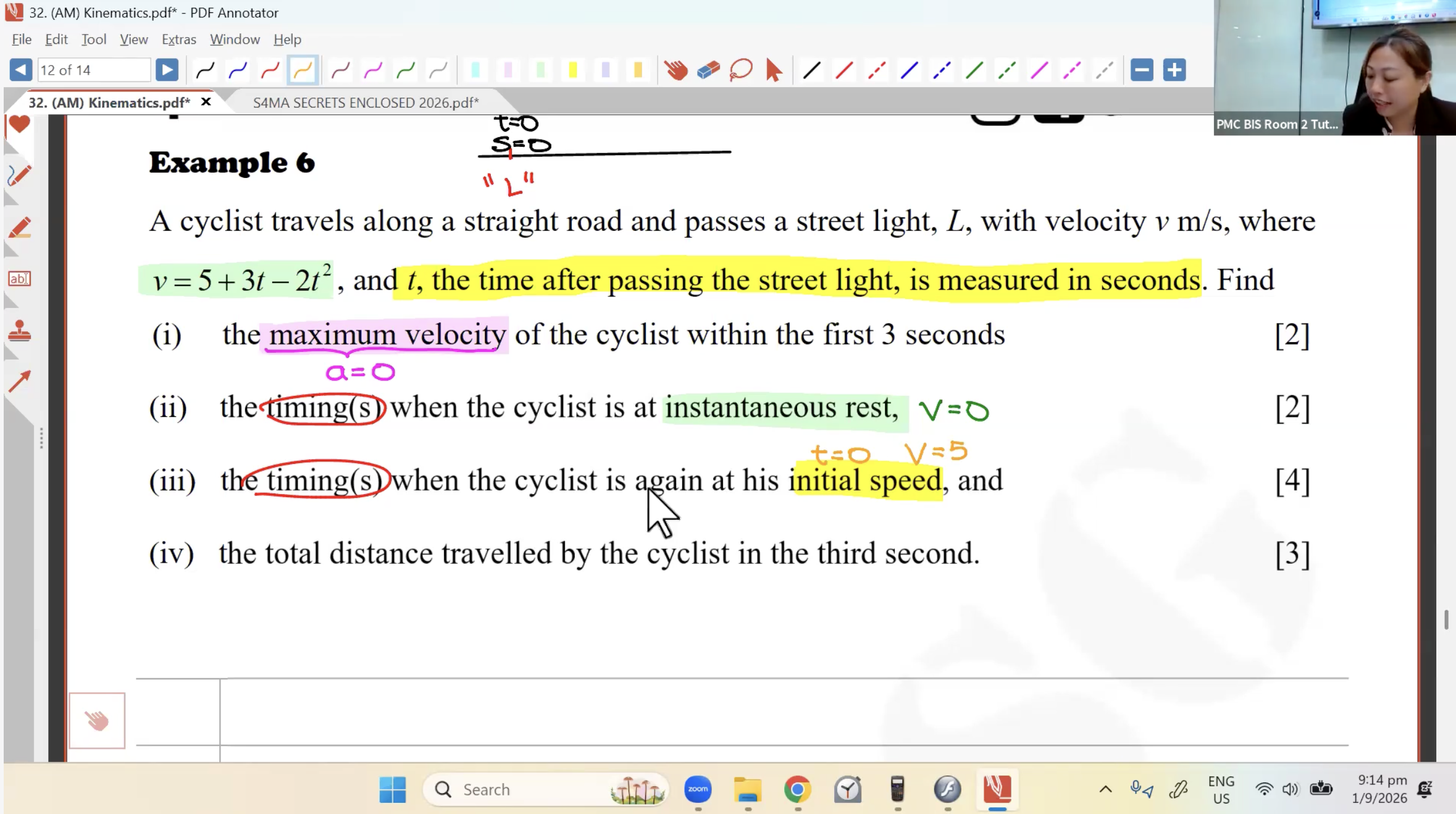 38. Final Revision: Kinematics [2026] - Ms JL