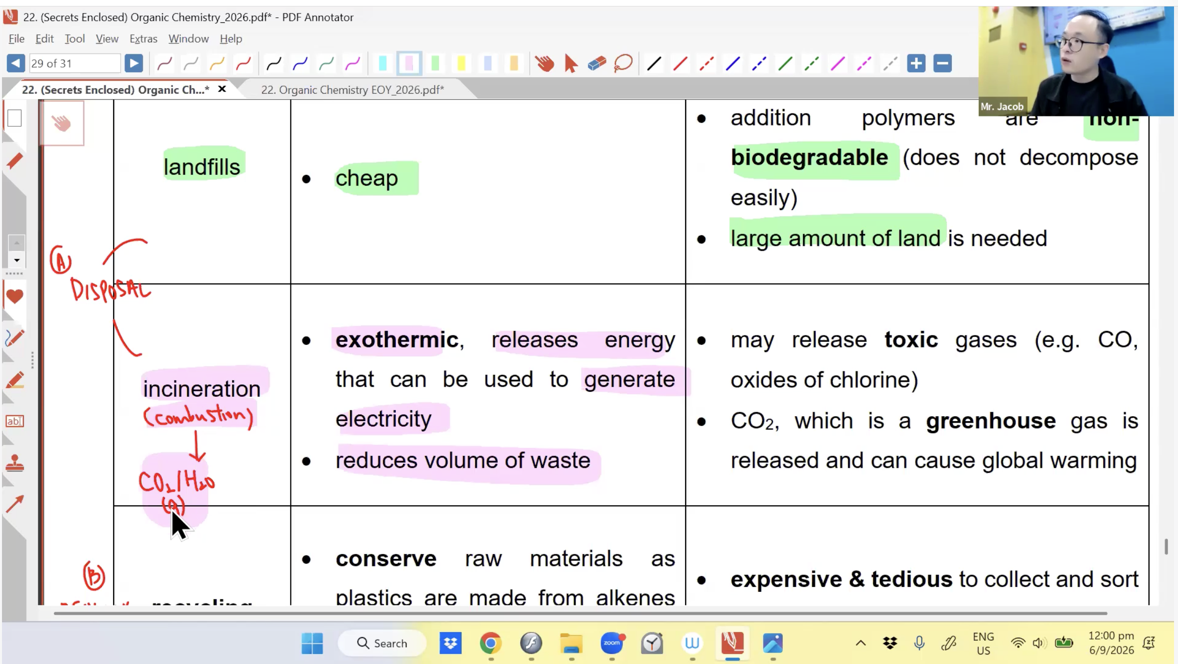 38. Organic Chemistry EOY L5 [2026] - Mr JT