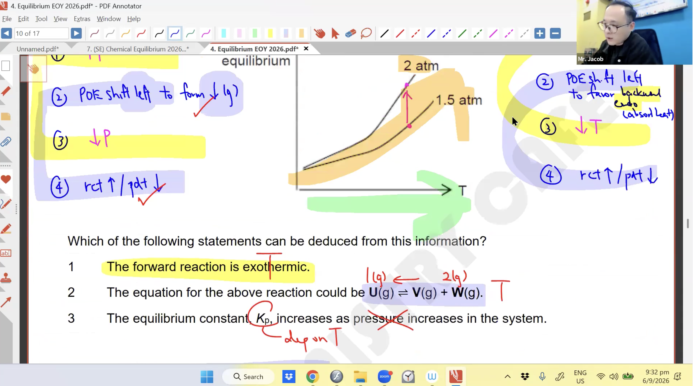 38. Chemical Equilibria EOY L1 [2026] - Mr JT