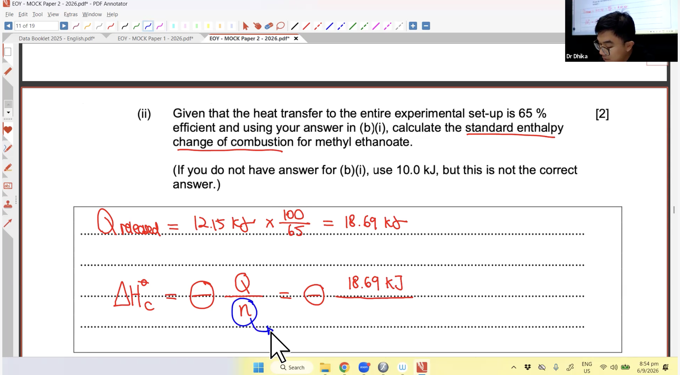38. Year End Revision - Mock Paper 2 [2026] - Dr D
