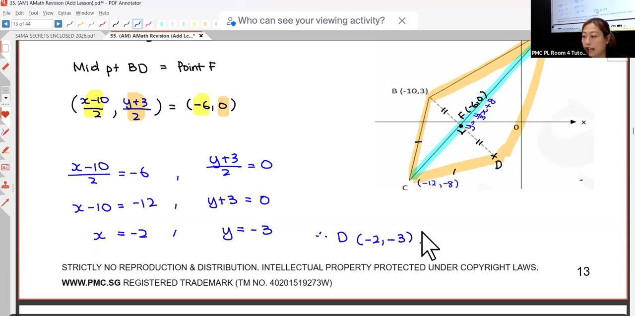 39a. Additional Zoom Lesson (4 hrs) - AMaths O Level Revision [2026] - Part 1