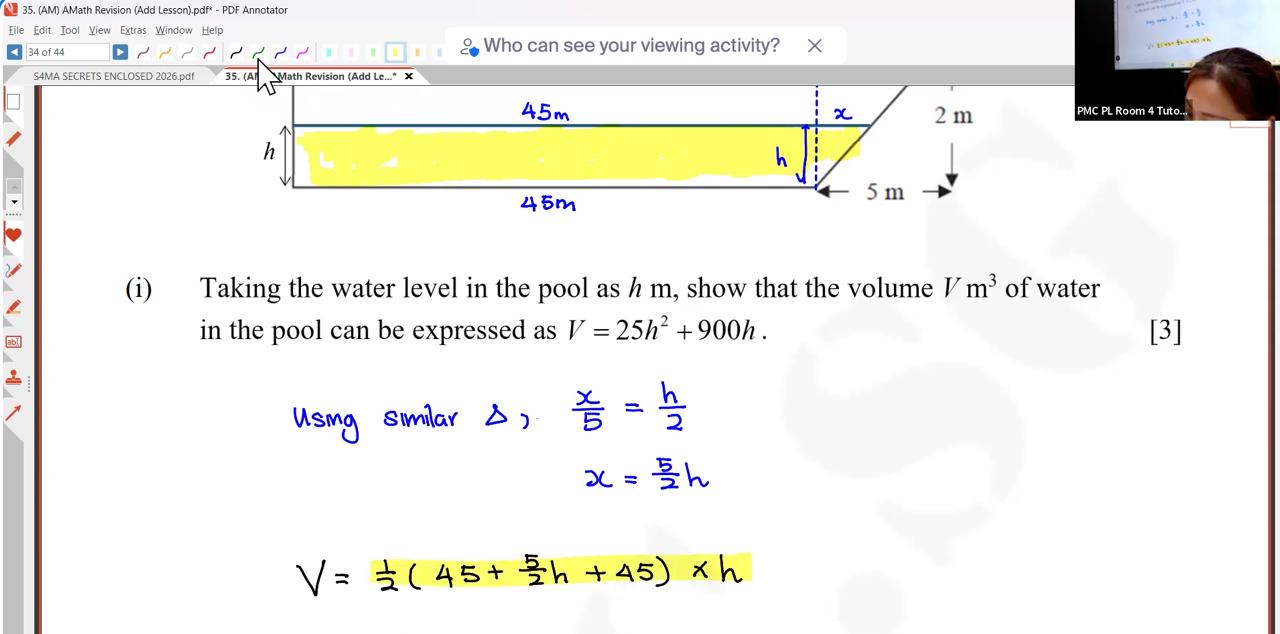 39a. Additional Zoom Lesson (4 hrs) - AMaths O Level Revision [2026] - Part 2
