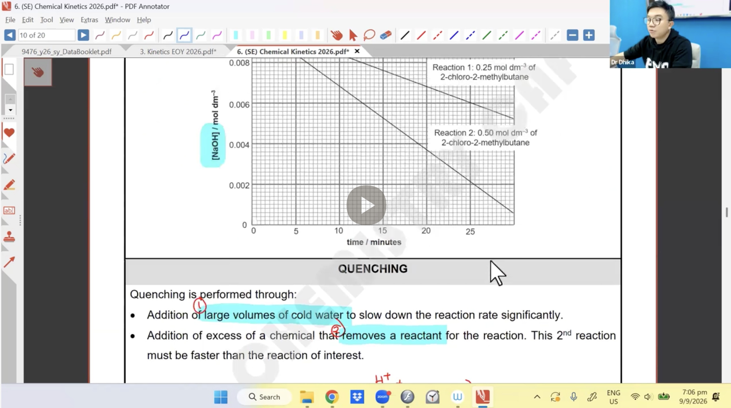 39c. Chemical Kinetics EOY [2026] - Dr D