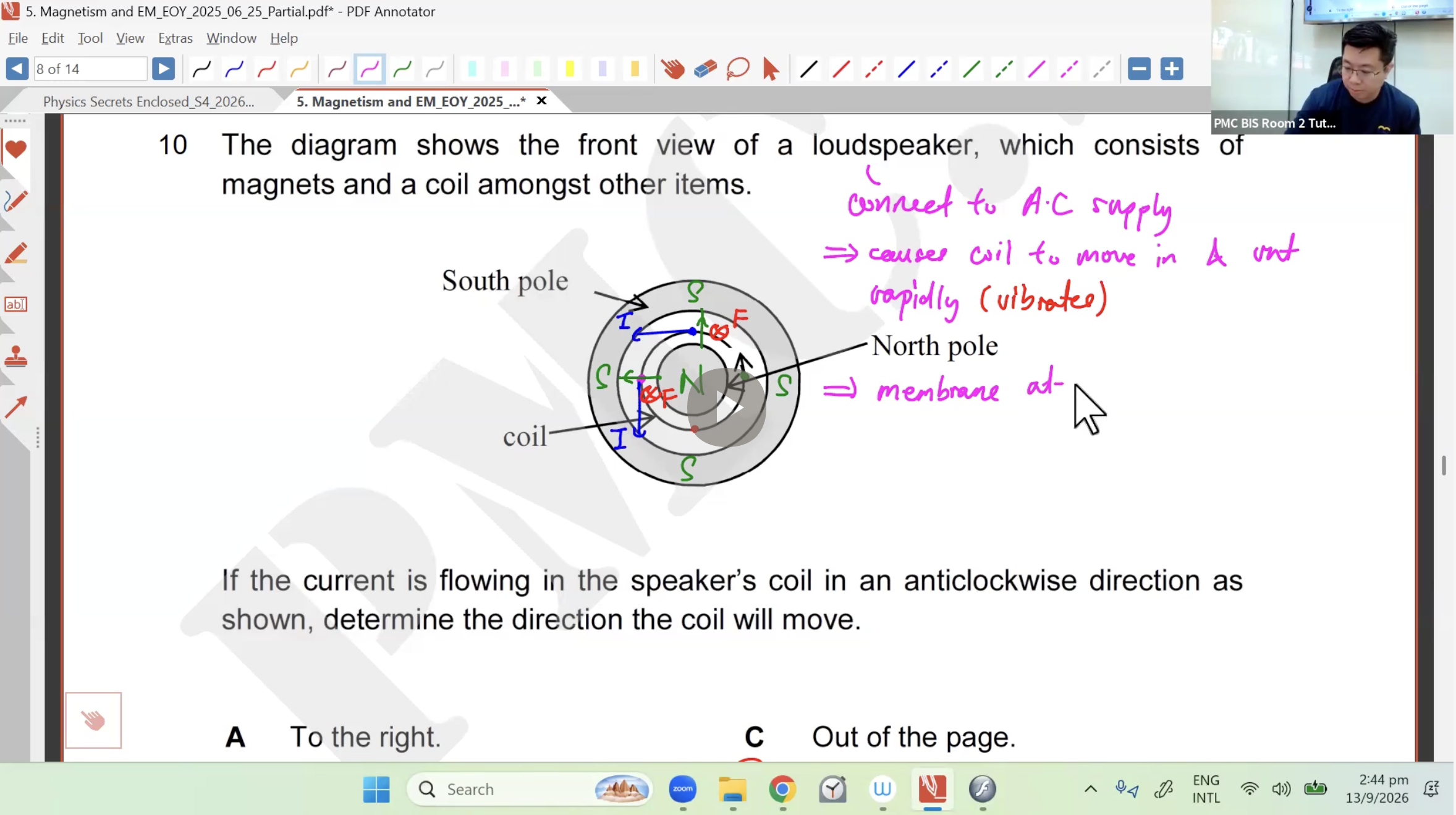39b. Magnetism +  EM EOY Revision[2026] - Mr SW