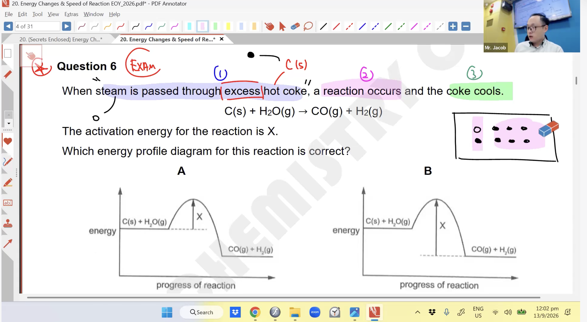 39b. Energy Changes EOY [2026] - Mr JT