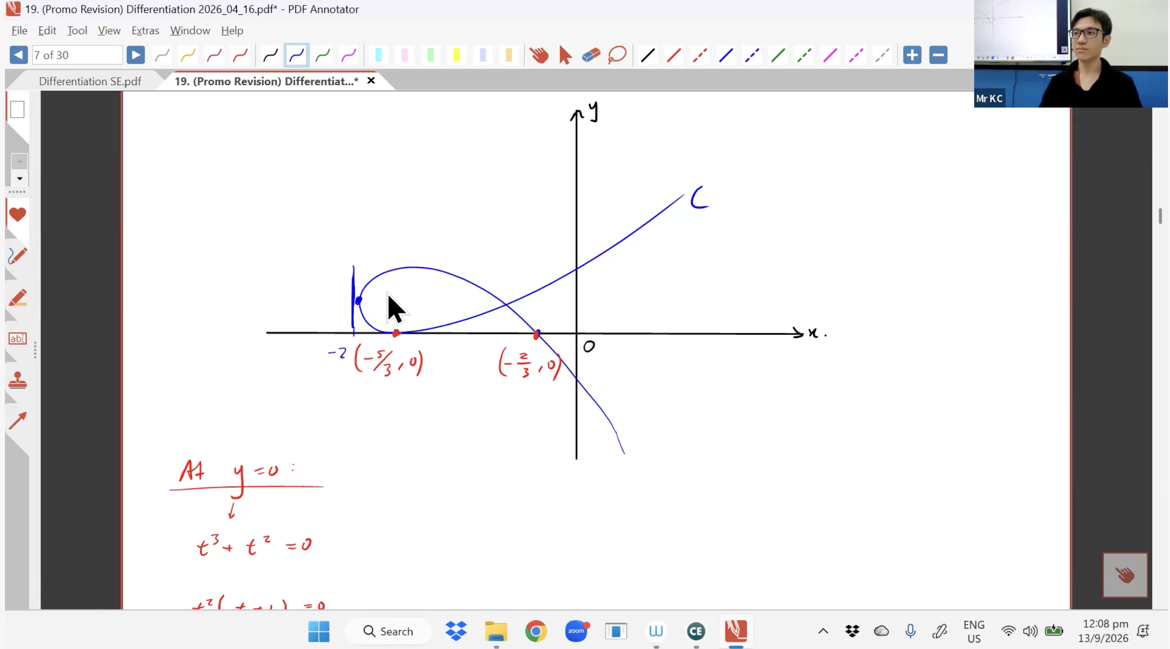 39c. EOY Revision Differentiation L1 [2026] - Mr KC