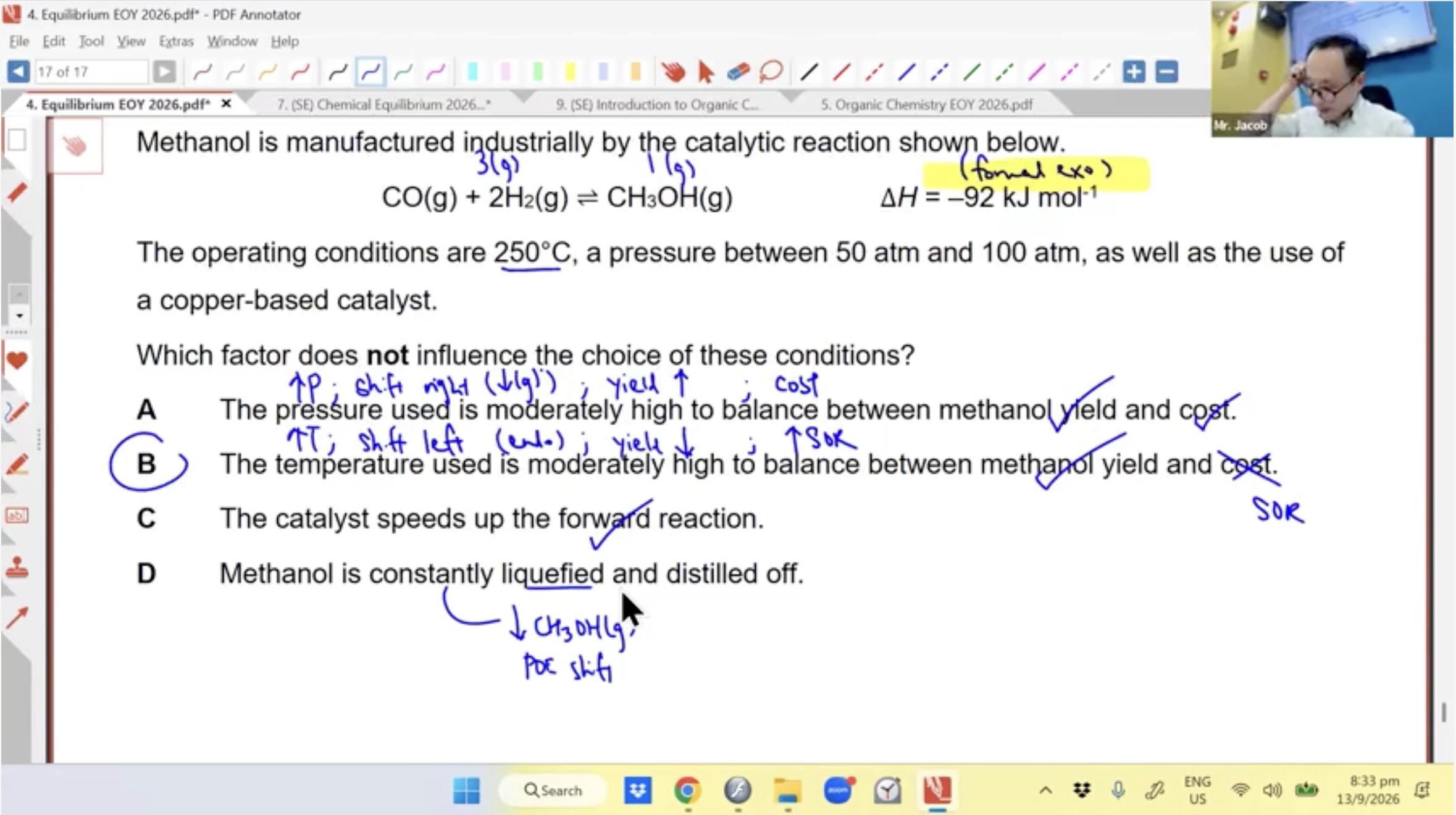 39d. Chemical Equilibria EOY L2 [2026] - Mr JT