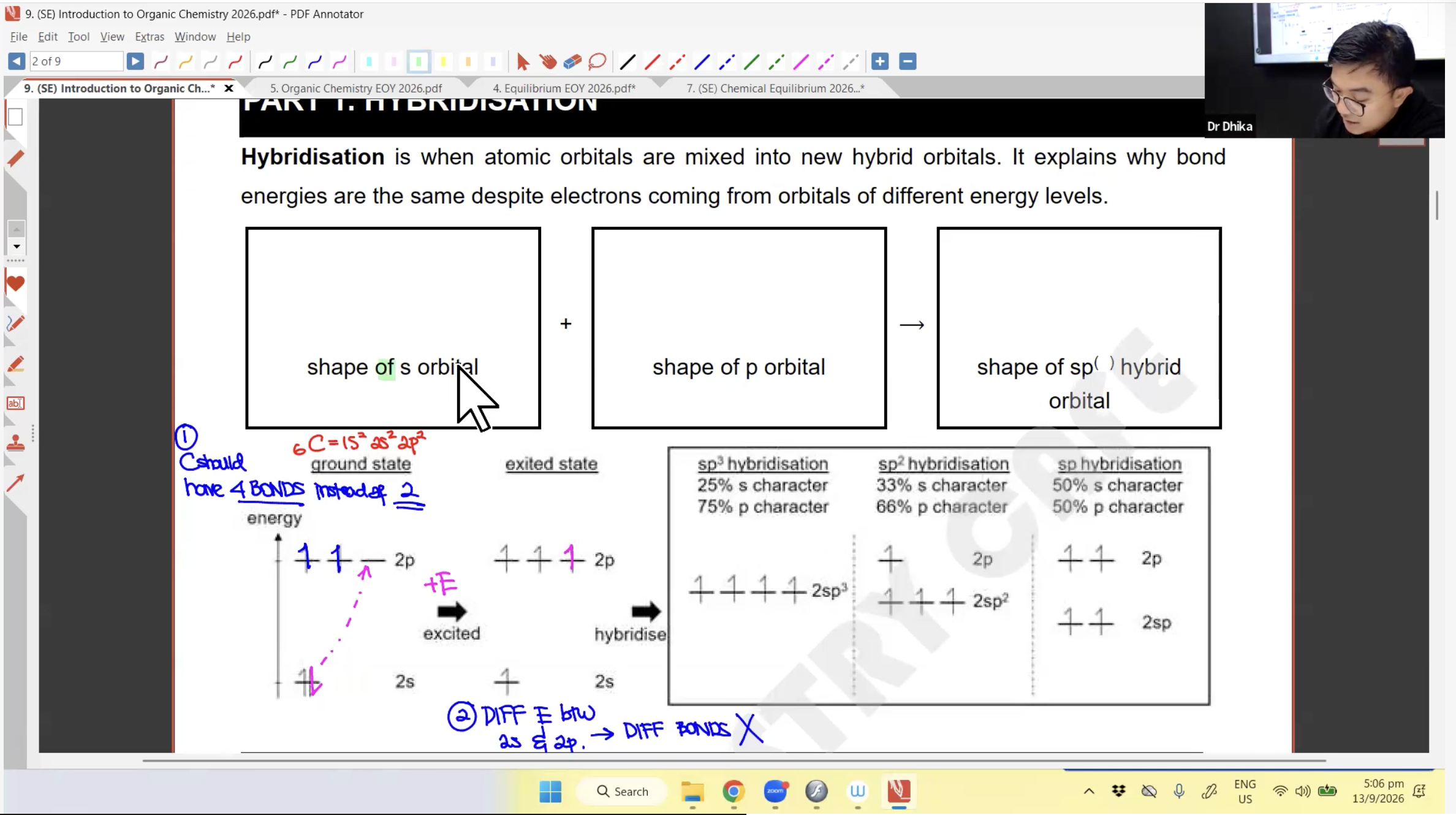 39d. Chemical Equilibria EOY L2 [2026] - Dr D