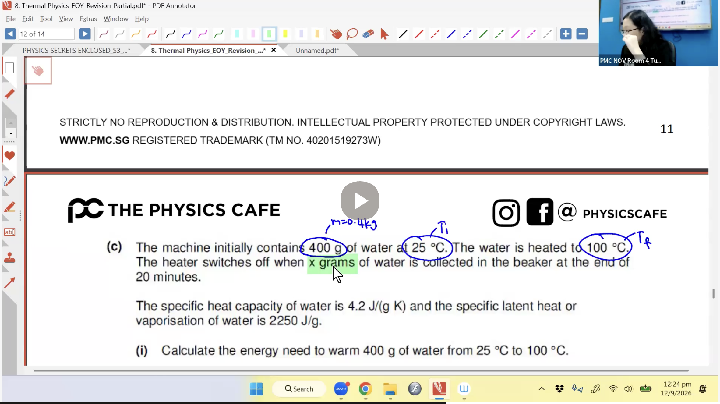 39b. EOY Revision - Thermal Physics [2026] - Ms AC
