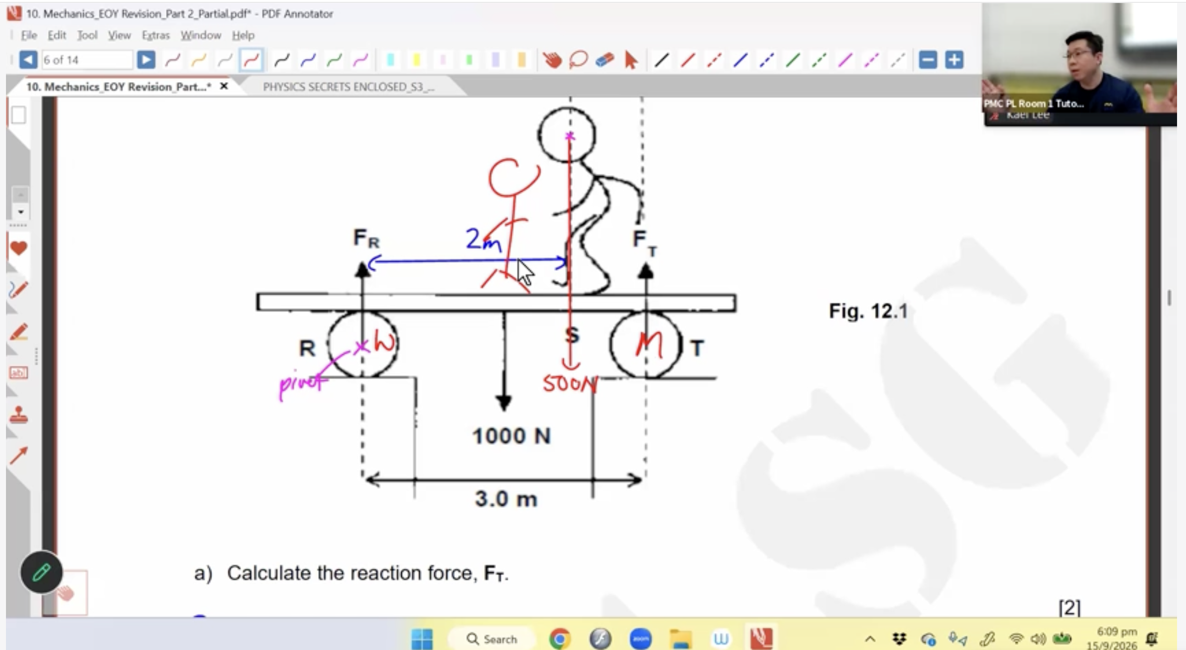 40a. EOY Revision - Mechanics Part 2 (Moments & WEP) [2026] - Mr SW