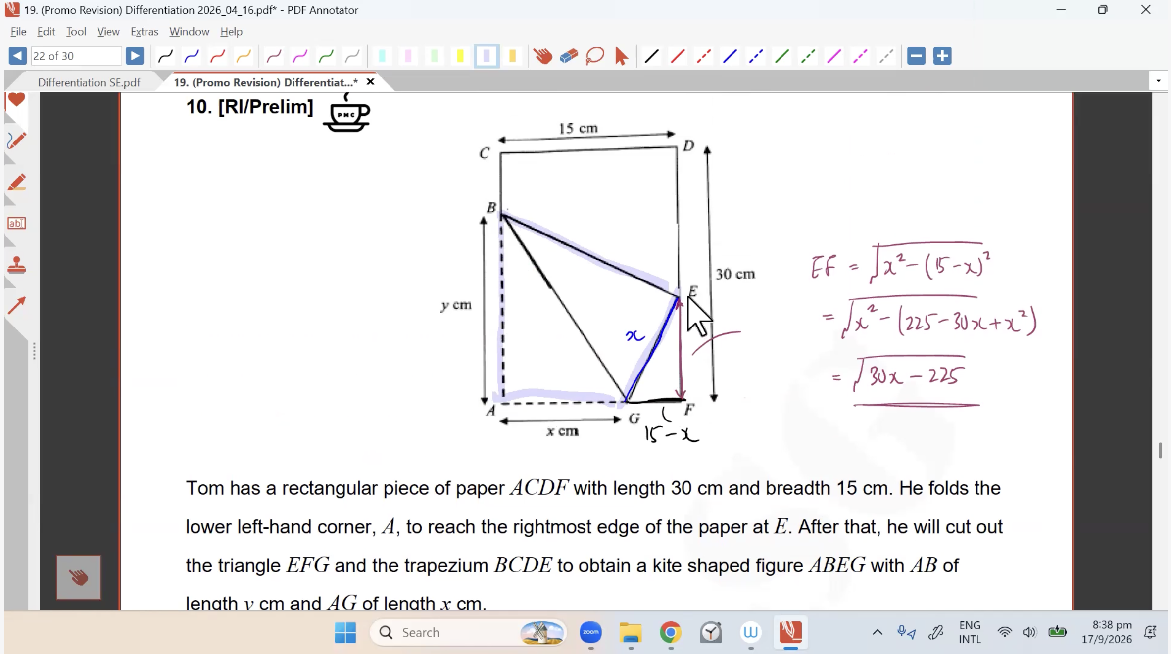 40. EOY Revision Differentiation L2 [2026] - Mr CT