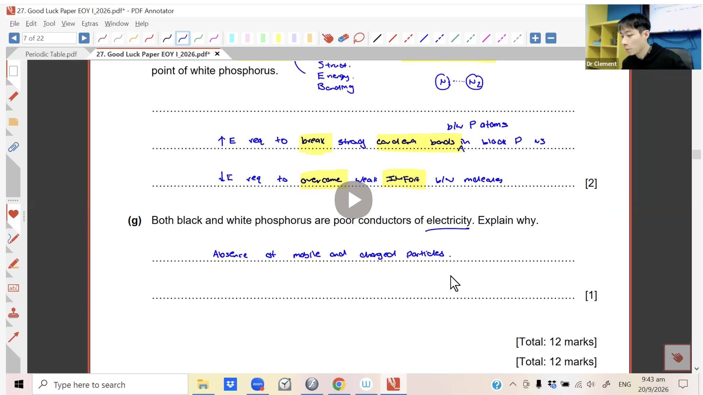 40b. EOY Revision - Good Luck Paper I L1 [2026] - Dr C