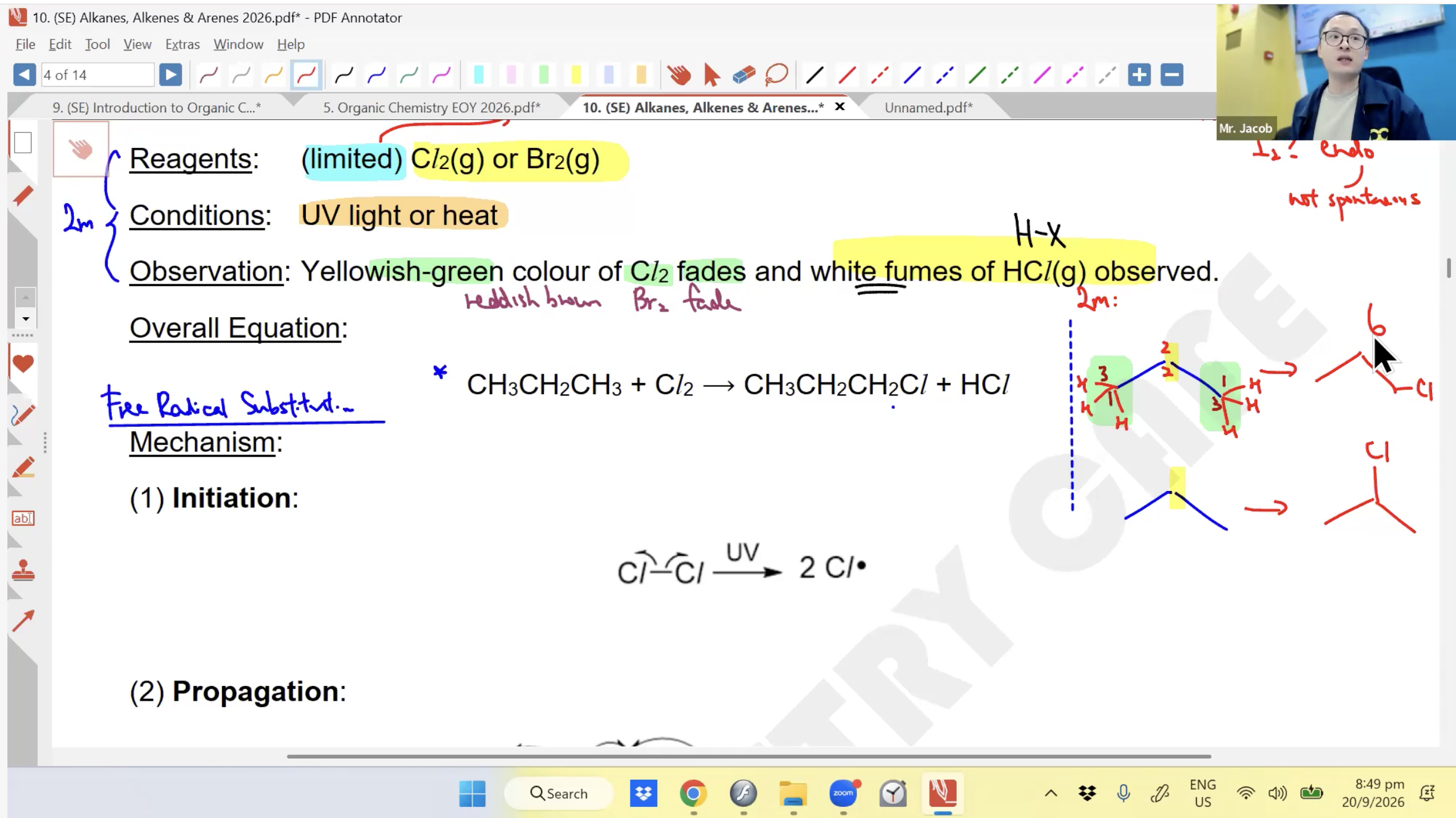 40. Organic Chemistry EOY [2026] - Mr JT