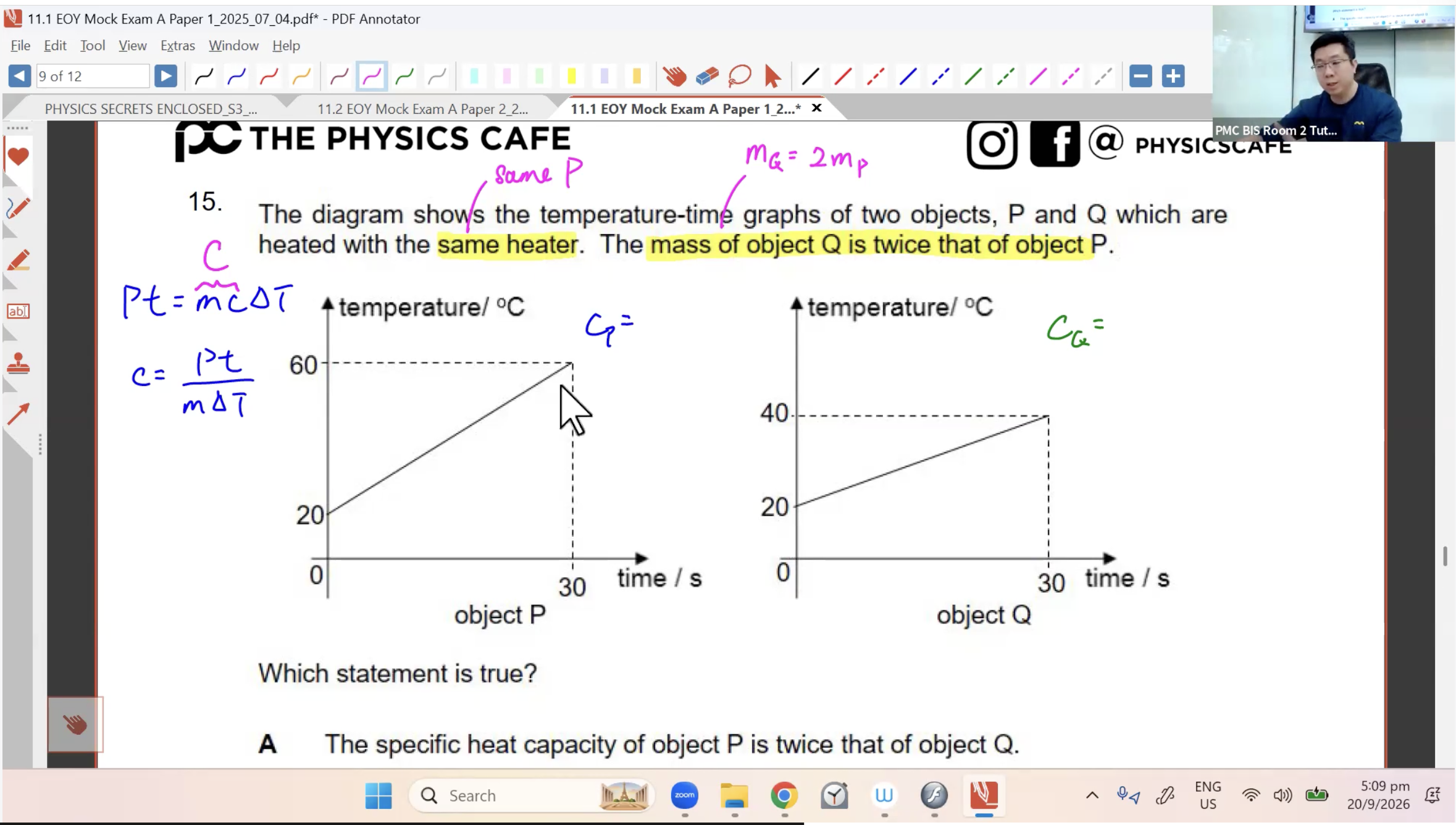 40b. EOY Revision - EOY Mock A P1 + P2 [2026] - Mr SW