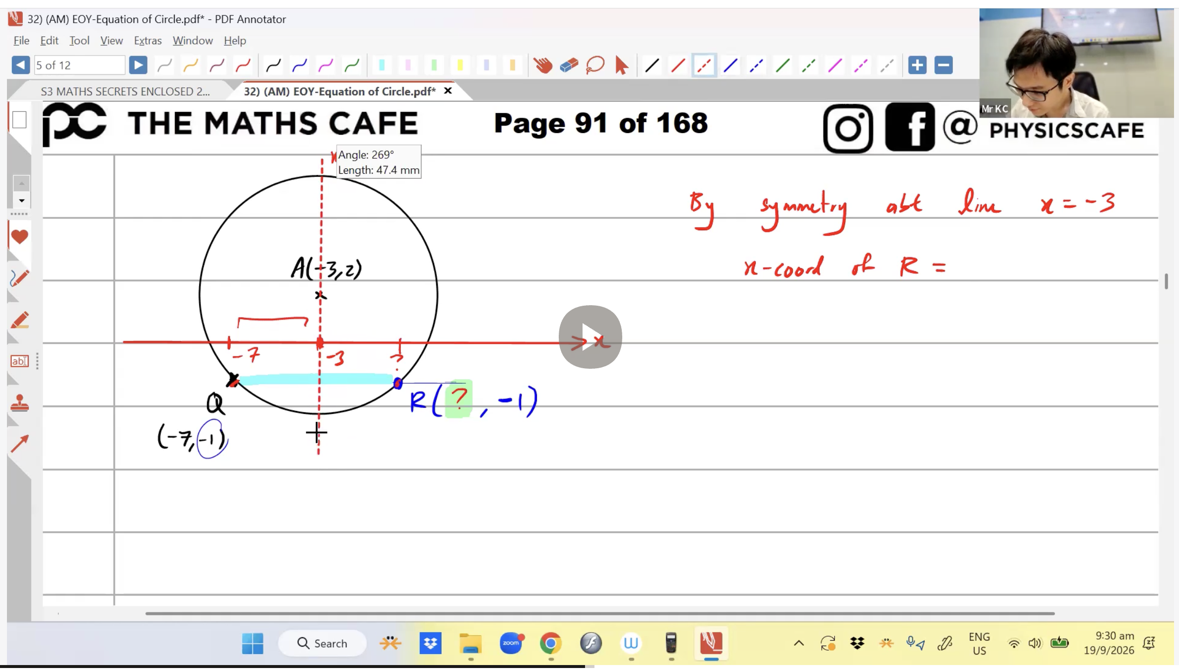40b. EOY Revision - Equation of Circle [2026] - Mr KC