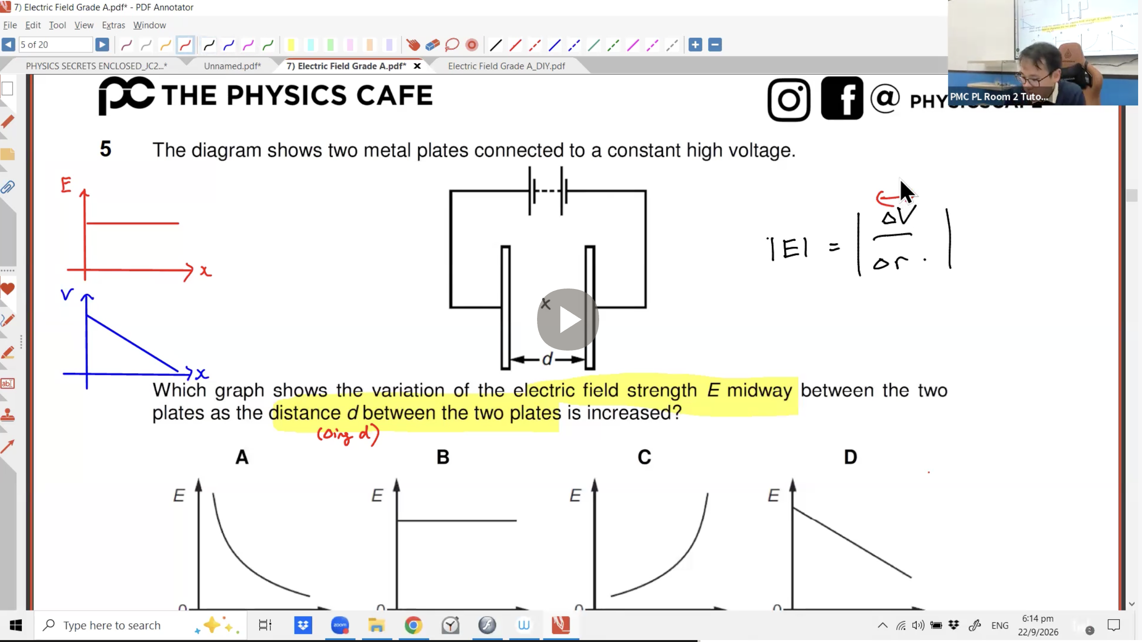 41a. Electric Field Grade A Questions [2026] - Mr AL [Part 1]