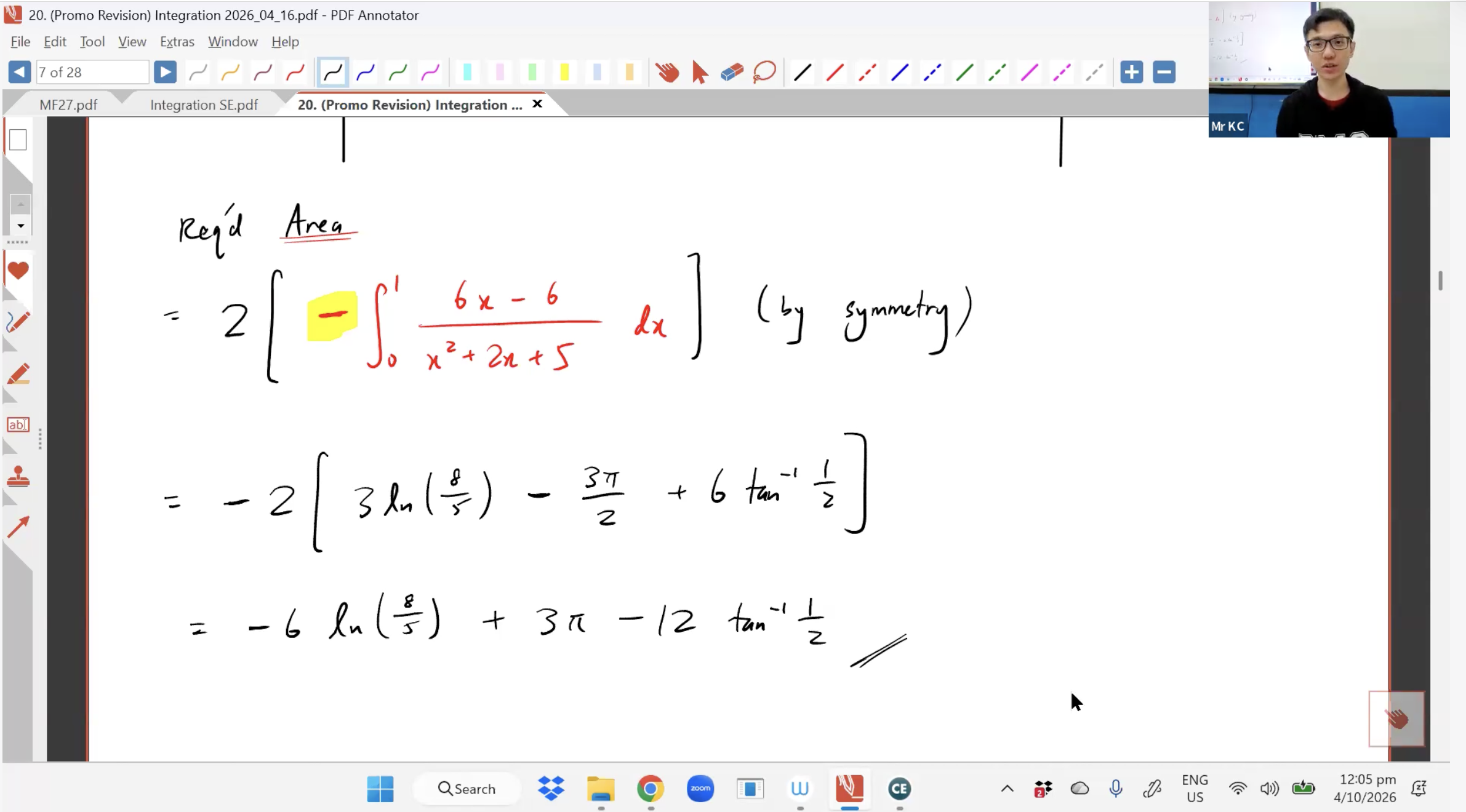 42. EOY Revision Integration L1 [2026] - Mr KC