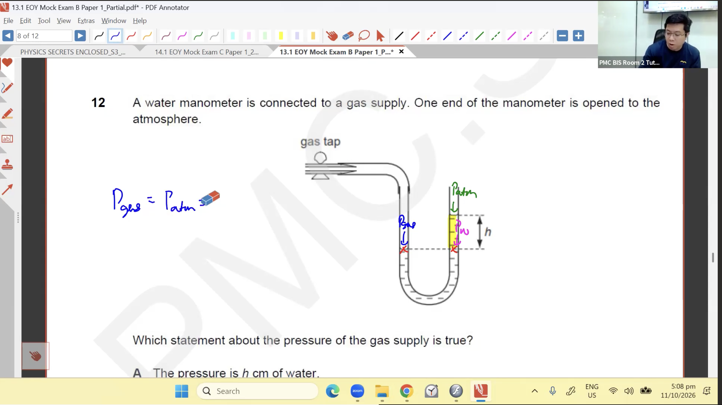 43. EOY Revision - EOY Mock B & C P1 [2026] - Mr SW