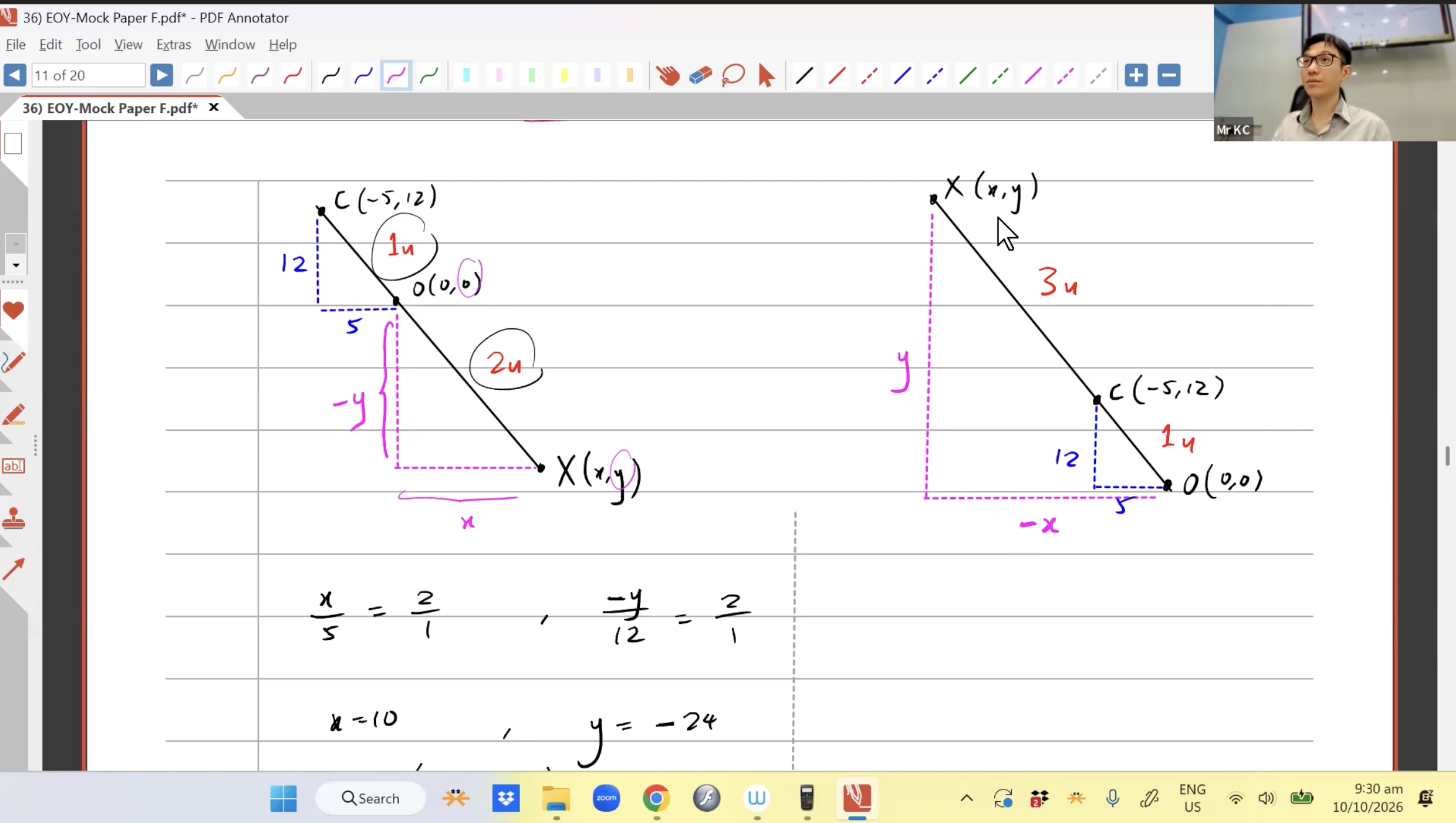 43. EOY Revision - Mock F [2026] - Mr KC