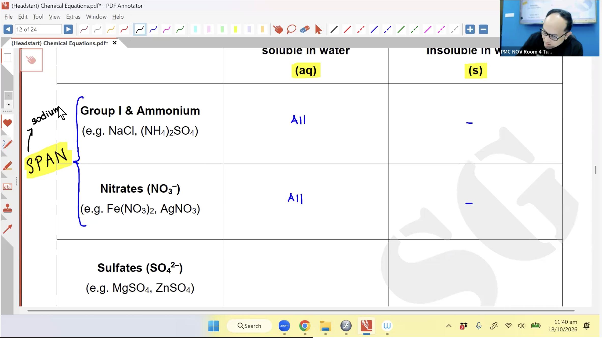 44. Headstart L1: Chemical Equations [2026] - Mr AA