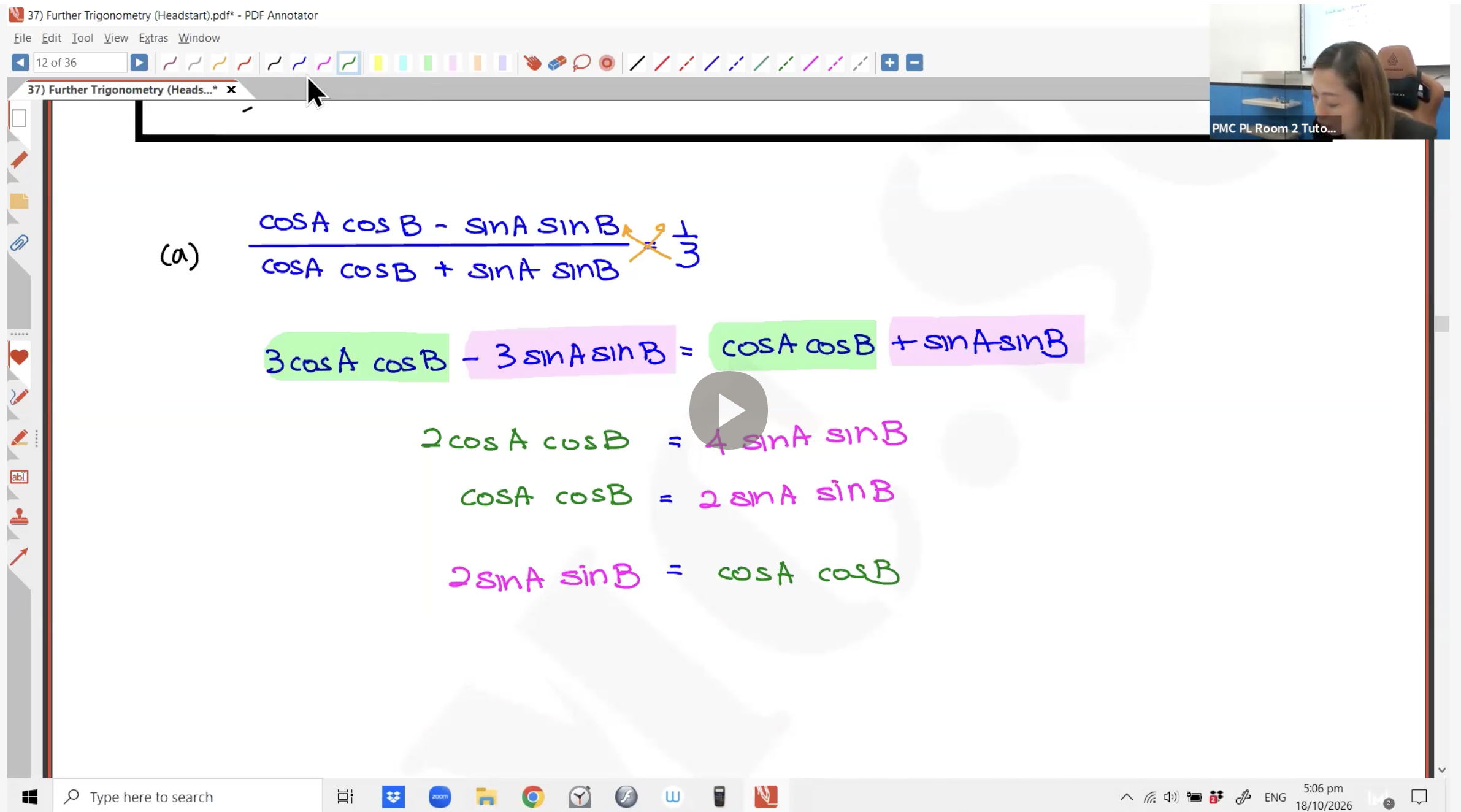 44. Headstart - Further Trigonometry 1 [2026] - Ms JL