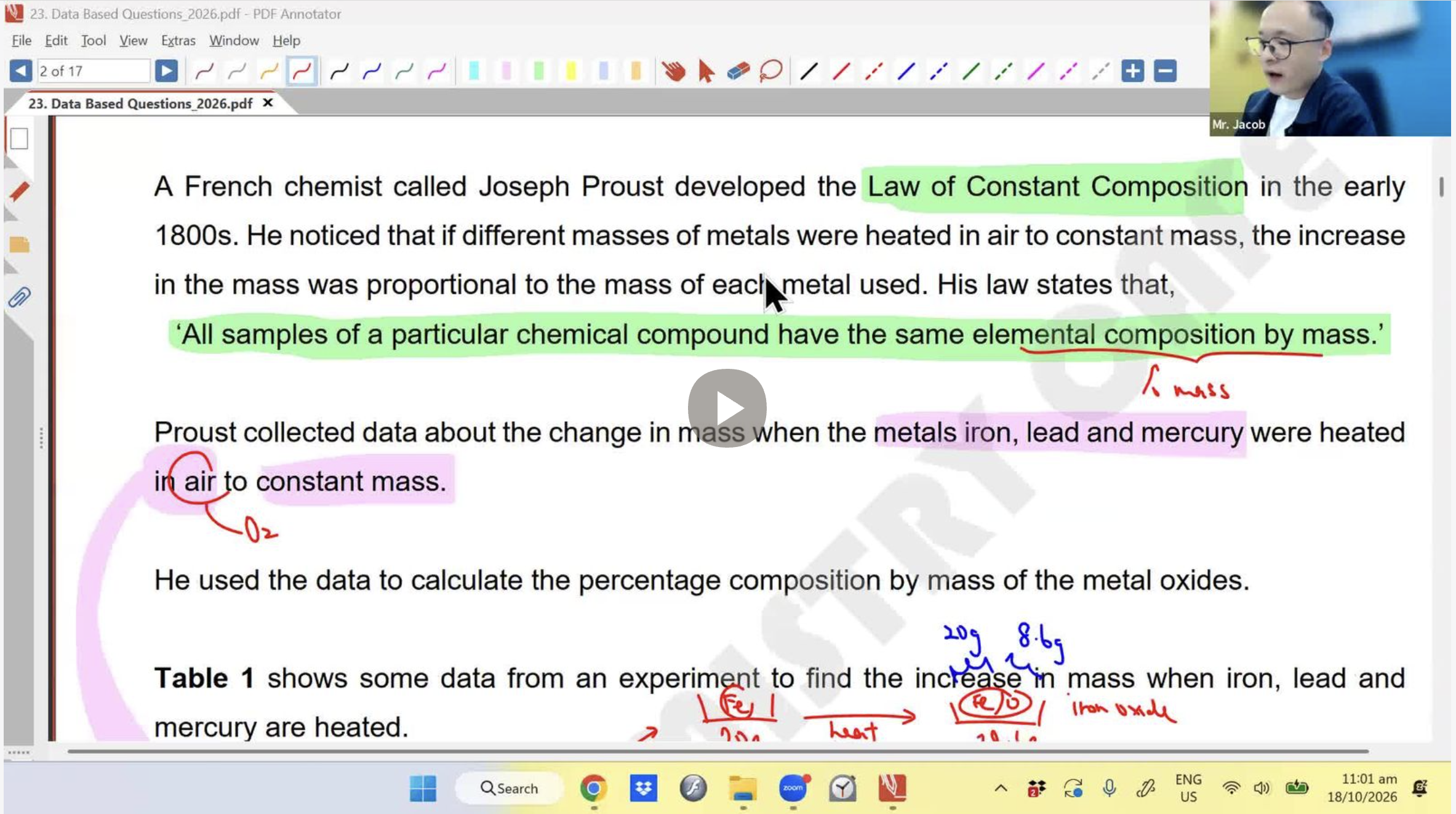44. Data Based Questions [2026] - Mr JT