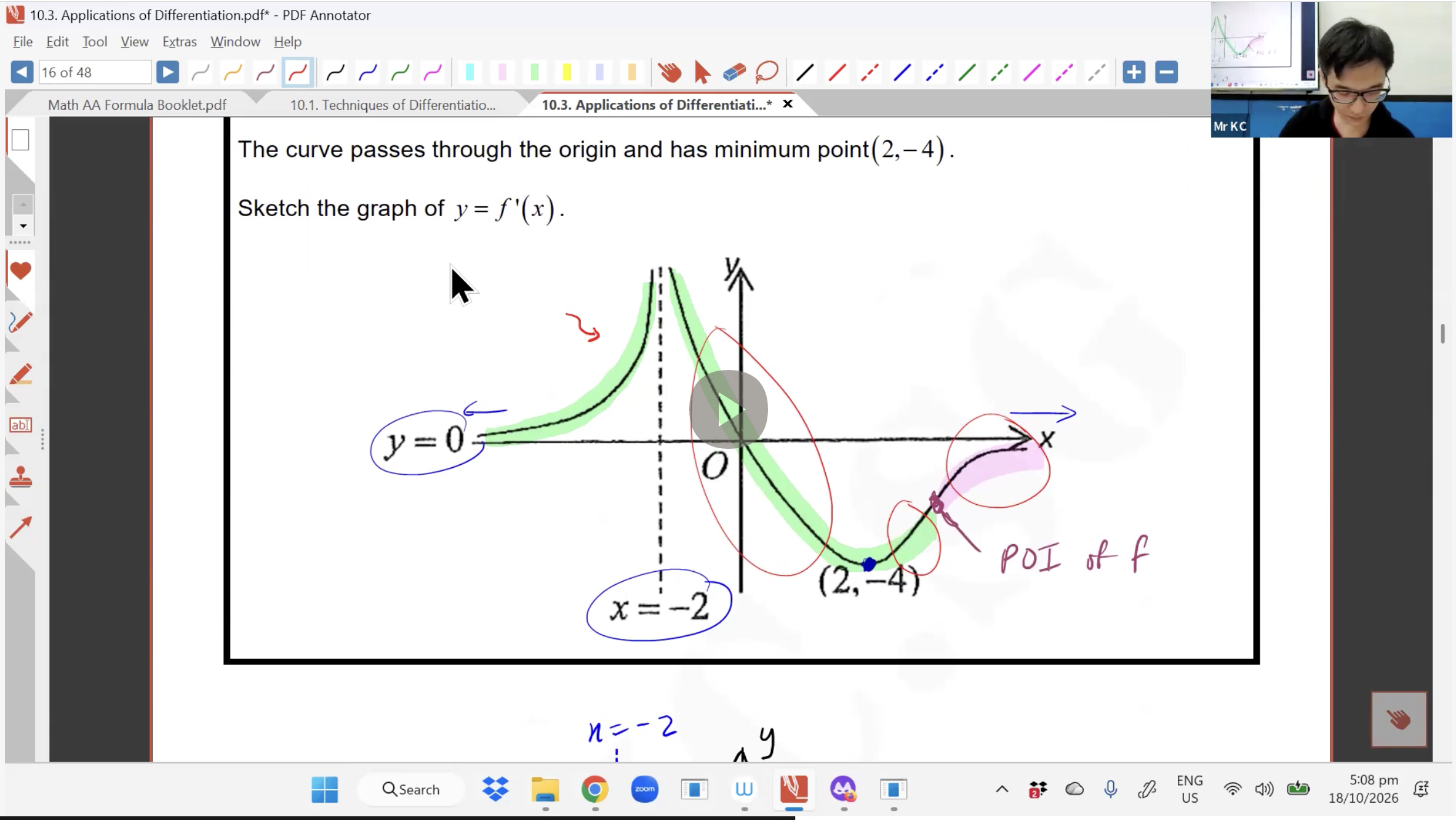 44b. Differentiation L3 (18 Oct) [2026] - Mr KC